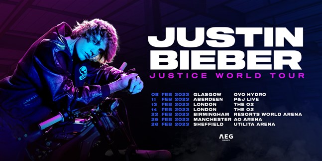 justin bieber: VIP Tickets + Hospitality Packages - AO Arena, Manchester